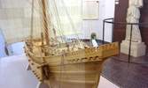 מוזיאון ראלי קיסריה, מודל ספינת מסחר רומאית, תערוכת חלומו של הורדוס